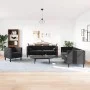 Chesterfield sofa set with 3 black velvet cushions. by , Sofas - Ref: Foro24-3209286, Price: 876,33 €, Discount: %