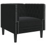 Chesterfield sofa set with 3 black velvet cushions. by , Sofas - Ref: Foro24-3209286, Price: 740,51 €, Discount: %