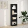 Schwarzes Regal aus Ingenieurholz 40x24x143 cm von , Bücherregale und Regale - Ref: Foro24-857784, Preis: 45,41 €, Rabatt: %