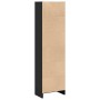 Engineered wood black shelf 40x24x143 cm by , Bookcases and shelves - Ref: Foro24-857784, Price: 44,08 €, Discount: %