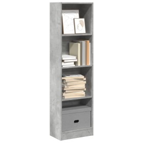 Engineered wood gray concrete shelf 40x24x143 cm by , Bookcases and shelves - Ref: Foro24-857786, Price: 43,45 €, Discount: %