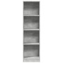 Estantería de madera de ingeniería gris hormigón 40x24x143 cm de , Librerías y estanterías - Ref: Foro24-857786, Precio: 43,4...