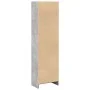 Engineered wood gray concrete shelf 40x24x143 cm by , Bookcases and shelves - Ref: Foro24-857786, Price: 45,31 €, Discount: %