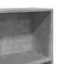 Estantería de madera de ingeniería gris hormigón 40x24x143 cm de , Librerías y estanterías - Ref: Foro24-857786, Precio: 43,4...