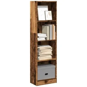 Regal aus Holzwerkstoff in verwitterter Farbe, 40x24x143 cm. von , Bücherregale und Regale - Ref: Foro24-857790, Preis: 45,82...