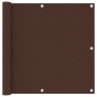 Balcony awning brown oxford fabric 90x300 cm by vidaXL, Umbrellas - Ref: Foro24-135072, Price: 19,34 €, Discount: %