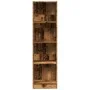 Regal aus Holzwerkstoff in verwitterter Farbe, 40x24x143 cm. von , Bücherregale und Regale - Ref: Foro24-857790, Preis: 45,82...