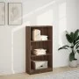 Estantería de madera de ingeniería marrón roble 60x24x109 cm de , Librerías y estanterías - Ref: Foro24-857809, Precio: 46,17...