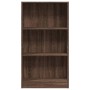 Engineered wood brown oak bookshelf 60x24x109 cm by , Bookcases and shelves - Ref: Foro24-857809, Price: 46,81 €, Discount: %