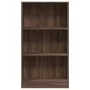Estantería de madera de ingeniería marrón roble 60x24x109 cm de , Librerías y estanterías - Ref: Foro24-857809, Precio: 46,17...