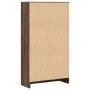 Estantería de madera de ingeniería marrón roble 60x24x109 cm de , Librerías y estanterías - Ref: Foro24-857809, Precio: 46,17...