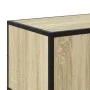TV stand made of Sonoma oak engineered wood 180x35x41 cm by , TV Furniture - Ref: Foro24-3300786, Price: 105,83 €, Discount: %