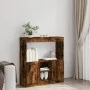 Engineered wood smoked oak sideboard 92x33x100 cm by , Bookcases and shelves - Ref: Foro24-855128, Price: 71,63 €, Discount: %