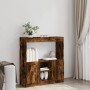 Rauchiger Eichenfurnier-Holzschrank 92x33x100 cm von , Bücherregale und Regale - Ref: Foro24-855128, Preis: 72,53 €, Rabatt: %