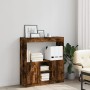 Rauchiger Eichenfurnier-Holzschrank 92x33x100 cm von , Bücherregale und Regale - Ref: Foro24-855128, Preis: 72,53 €, Rabatt: %