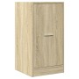 Armario botiquín madera ingeniería roble Sonoma 40x41x77,5 cm