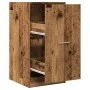 Armario botiquín madera de ingeniería envejecido 40x41x77,5 cm de , Taquillas y armarios de almacenamiento - Ref: Foro24-8551...