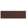 Balcony awning brown oxford fabric 90x300 cm by vidaXL, Umbrellas - Ref: Foro24-135072, Price: 19,34 €, Discount: %