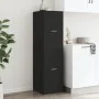 Medizinschrank aus schwarzer Ingenieurholz-MDF 30x41x174,5 cm. von , Schließfächer und Lagerschränke - Ref: Foro24-3309637, P...