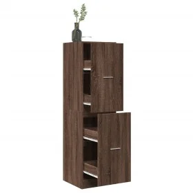 Medizinschrank aus braunem Eichenholz, 40x41x144,5 cm. von , Schließfächer und Lagerschränke - Ref: Foro24-3309642, Preis: 11...