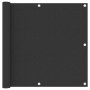 Balcony screen in anthracite oxford fabric 90x500 cm by vidaXL, Umbrellas - Ref: Foro24-134870, Price: 20,32 €, Discount: %