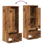 Engineered wood oak artisian sideboard 36x35.5x103.5 cm by , Sideboards - Ref: Foro24-857145, Price: 67,31 €, Discount: %