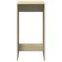 Hoher Barhockertisch aus Sonoma-Eichen-Ingenieurholz, 51x50x103,5 cm. von , Küchen- und Esstische - Ref: Foro24-854420, Preis...
