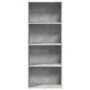 Engineered wood gray concrete shelf 60x30x152 cm by , Bookcases and shelves - Ref: Foro24-857911, Price: 61,32 €, Discount: %