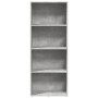 Regal aus grauem Beton-Holzwerkstoff 60x30x152 cm von , Bücherregale und Regale - Ref: Foro24-857911, Preis: 62,09 €, Rabatt: %