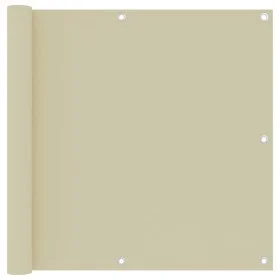 Toldo para balcón tela oxford color crema 90x500 cm de vidaXL, Sombrillas - Ref: Foro24-134954, Precio: 24,50 €, Descuento: %