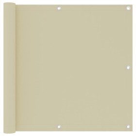 Toldo para balcón tela oxford color crema 90x500 cm de vidaXL, Sombrillas - Ref: Foro24-134954, Precio: 24,99 €, Descuento: %