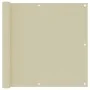 Toldo para balcón tela oxford color crema 90x500 cm de vidaXL, Sombrillas - Ref: Foro24-134954, Precio: 24,50 €, Descuento: %