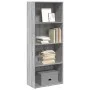 Estantería madera de ingeniería gris Sonoma 60x30x152 cm de , Librerías y estanterías - Ref: Foro24-857913, Precio: 62,41 €, ...