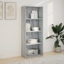 Regal aus Sonoma-Engineering-Holz 60x30x152 cm in Grau. von , Bücherregale und Regale - Ref: Foro24-857913, Preis: 63,22 €, R...