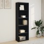 Schwarzes Regal aus Ingenieurholz 60x30x189 cm von , Bücherregale und Regale - Ref: Foro24-857918, Preis: 79,39 €, Rabatt: %
