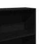 Engineered wood black shelf 60x30x189 cm by , Bookcases and shelves - Ref: Foro24-857918, Price: 77,14 €, Discount: %
