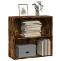 Regal aus geräucherter Eichen-Ingenieurholz 80x30x77 cm von , Bücherregale und Regale - Ref: Foro24-857926, Preis: 42,51 €, R...