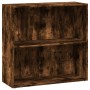 Regal aus geräucherter Eichen-Ingenieurholz 80x30x77 cm von , Bücherregale und Regale - Ref: Foro24-857926, Preis: 43,08 €, R...