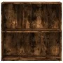 Engineered wood smoked oak bookshelf 80x30x77 cm by , Bookcases and shelves - Ref: Foro24-857926, Price: 42,52 €, Discount: %