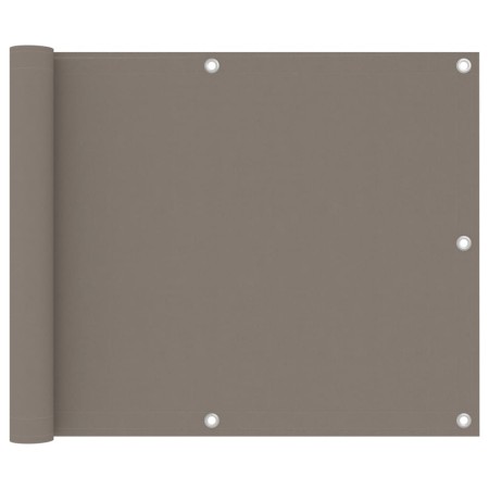 Toldo para balcón de tela oxford gris taupé 75x600 cm de vidaXL, Sombrillas - Ref: Foro24-134987, Precio: 28,41 €, Descuento: %