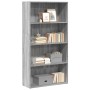 Ingenieurholzregal in Sonoma-Grau 80x30x152 cm von , Bücherregale und Regale - Ref: Foro24-857945, Preis: 64,70 €, Rabatt: %