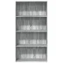 Engineered wood bookshelf in Sonoma grey, 80x30x152 cm. by , Bookcases and shelves - Ref: Foro24-857945, Price: 63,94 €, Disc...