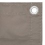 Toldo para balcón de tela oxford gris taupé 75x600 cm de vidaXL, Sombrillas - Ref: Foro24-134987, Precio: 28,41 €, Descuento: %