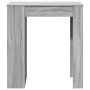 Hoher Bartisch mit Regalen aus Sonoma-Grau-Holz 95x47x103,5 cm. von , Küchen- und Esstische - Ref: Foro24-854387, Preis: 79,8...