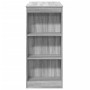 High bar table with Sonoma grey wood shelves 95x47x103.5 cm by , Kitchen and dining tables - Ref: Foro24-854387, Price: 79,82...