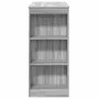 Mesa alta bar con estantes madera gris Sonoma 95x47x103,5 cm de , Mesas de cocina y de comedor - Ref: Foro24-854387, Precio: ...