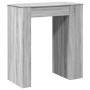 Hoher Bartisch mit Regalen aus Sonoma-Grau-Holz 95x47x103,5 cm. von , Küchen- und Esstische - Ref: Foro24-854387, Preis: 79,8...