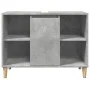 Mueble de baño madera de ingeniería gris hormigón 80x33x60 cm de , Tocadores de baño - Ref: Foro24-857132, Precio: 58,59 €, D...