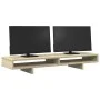 Oak Sonoma wood screen stand engineering 100x27x15 cm by , Computer bases and risers - Ref: Foro24-854753, Price: 37,41 €, Di...