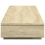 Oak Sonoma wood screen stand engineering 100x27x15 cm by , Computer bases and risers - Ref: Foro24-854753, Price: 37,41 €, Di...